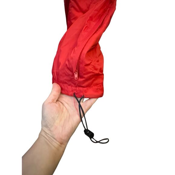 Vintage Men’s ASICS Full Zip Red White Windbreaker Jacket XL - Picture 7 of 10